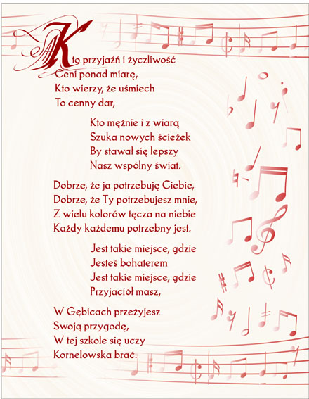 Hymn szkoły